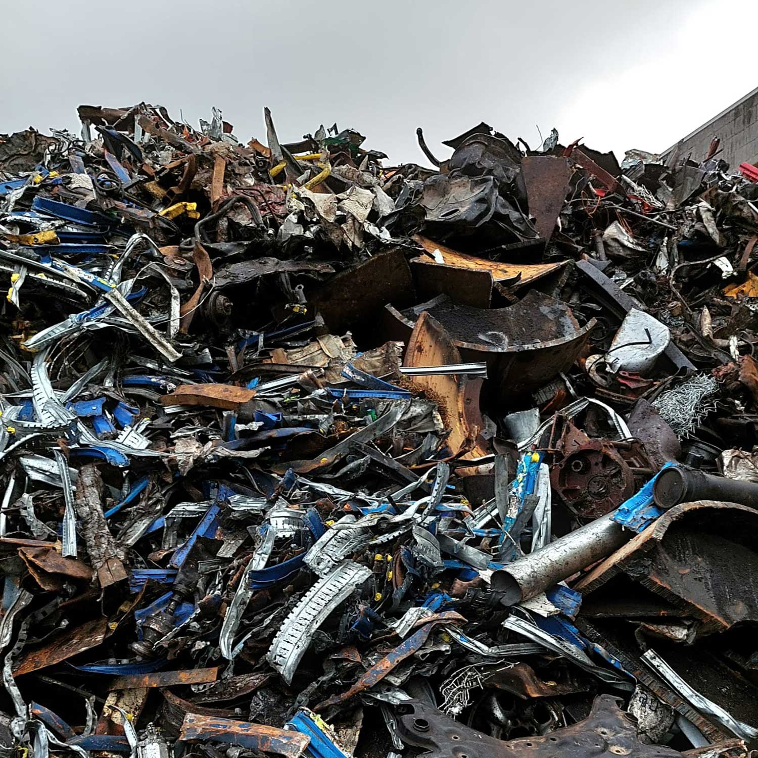 pile of scrap metal